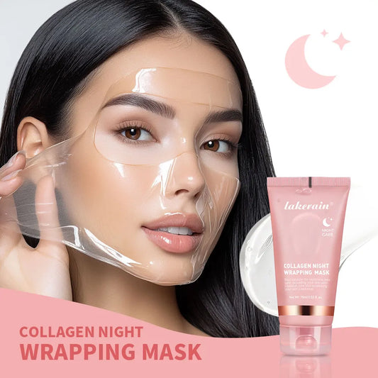 Lakerain Collagen Night Wrapping Mask – Deep Hydration & Elasticity Booster