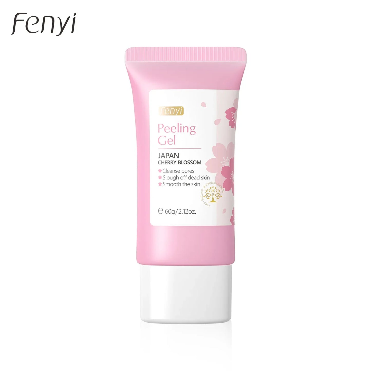 Sakura Exfoliating Gel – Deep Cleaning, Whitening & Moisturizing Cherry Blossom Facial Scrub