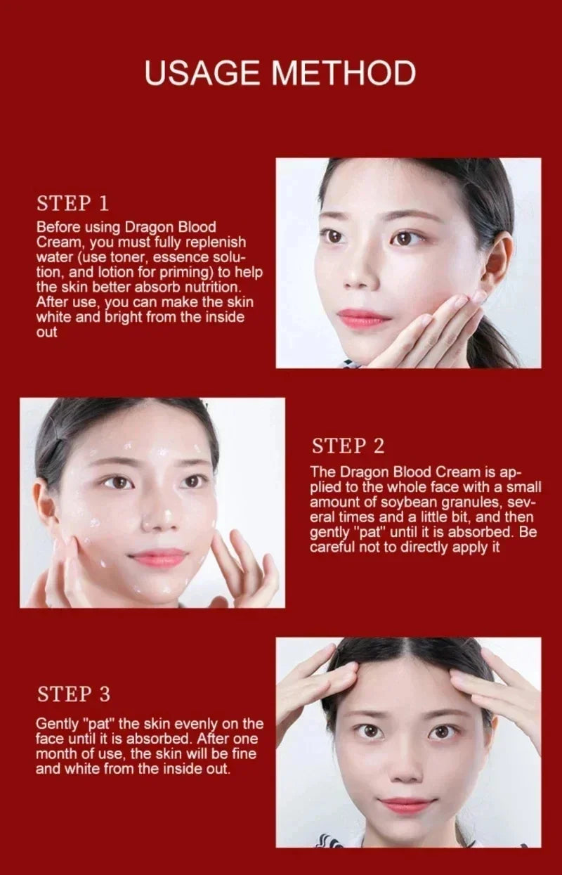 Dragon’s Blood Retinol Face Cream – Brightening, Lifting & Firming Placenta Essence Moisturizer | Anti-Aging Korean Skincare for Radiant, Youthful Skin