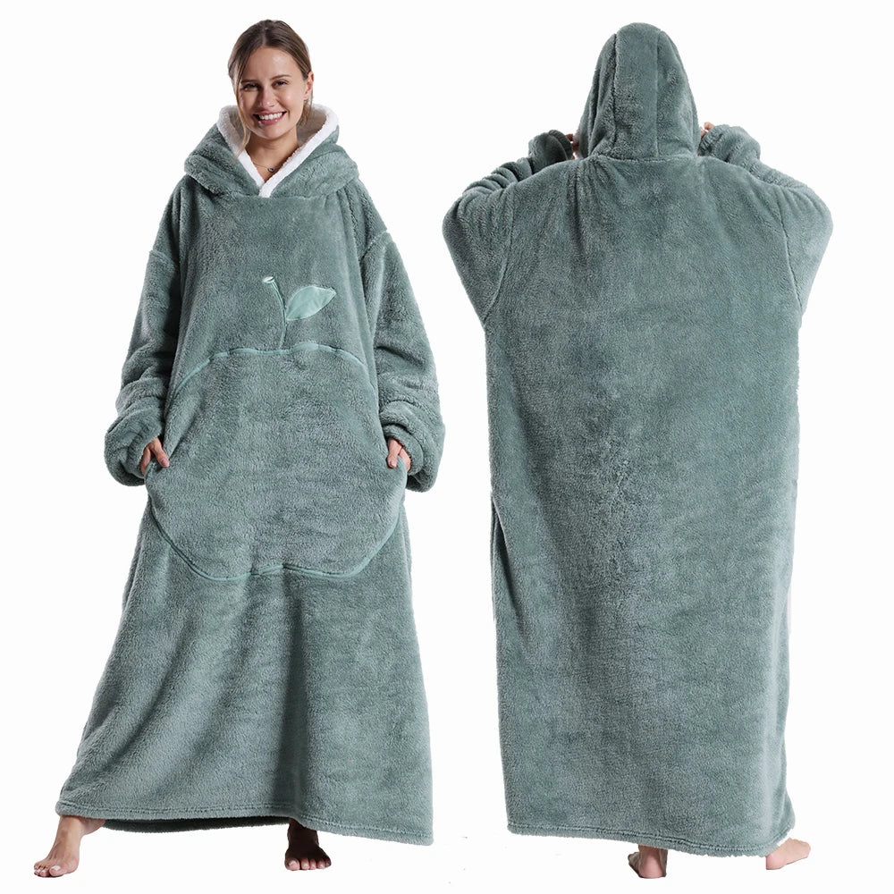 Cozy Wearable Blanket Hoodie