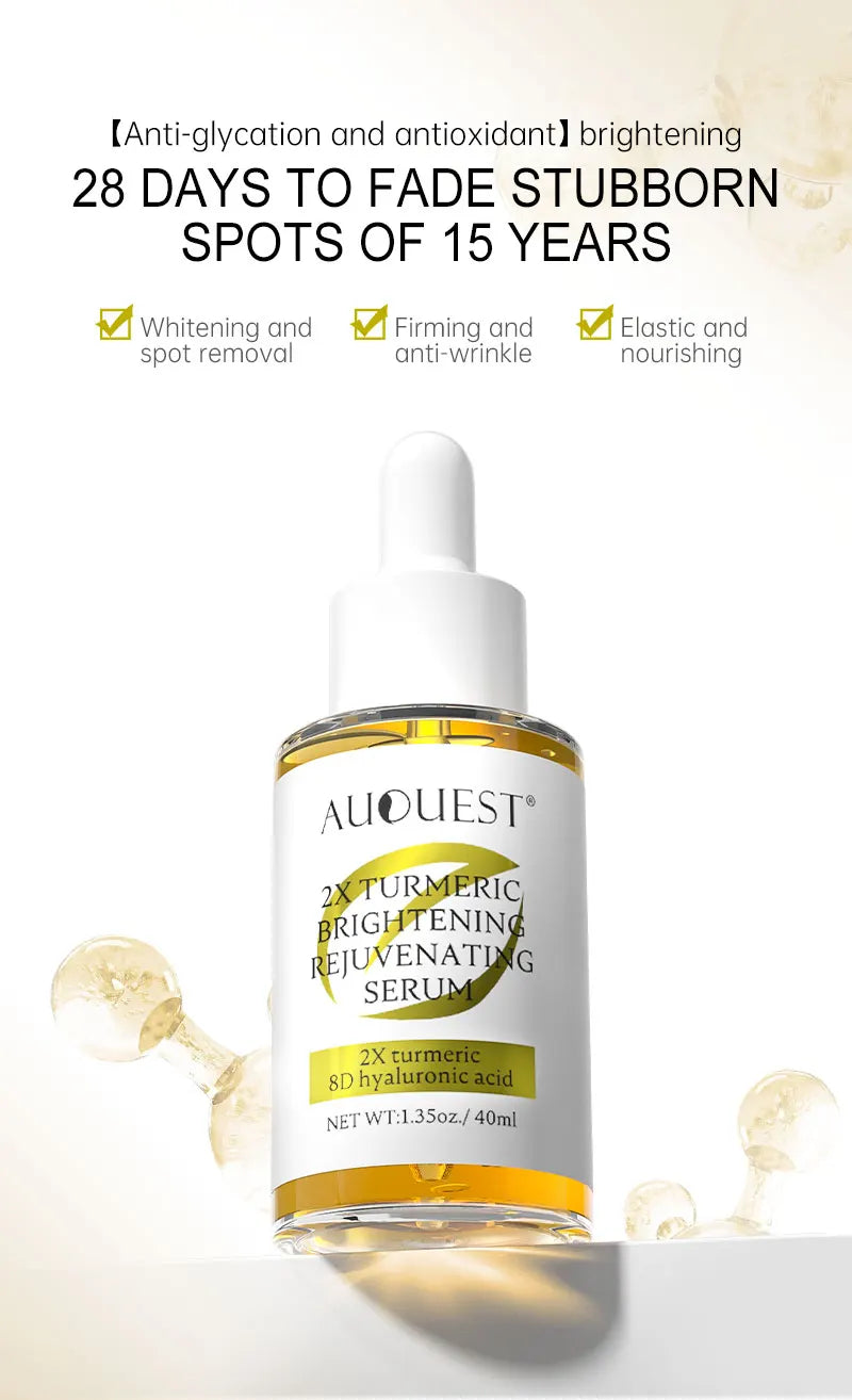 Niacinamide & Vitamin C Dark Spot Remover Serum – Brightening, Whitening & Hydrating Facial Essence | Hyaluronic Acid Moisturizing Anti-Freckle Face Serum for All Skin Types (40ml)