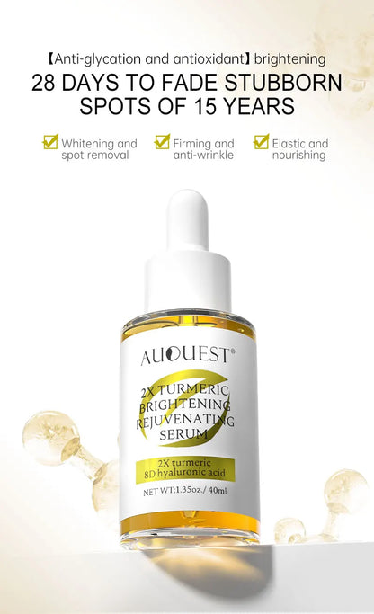 Niacinamide & Vitamin C Dark Spot Remover Serum – Brightening, Whitening & Hydrating Facial Essence | Hyaluronic Acid Moisturizing Anti-Freckle Face Serum for All Skin Types (40ml)