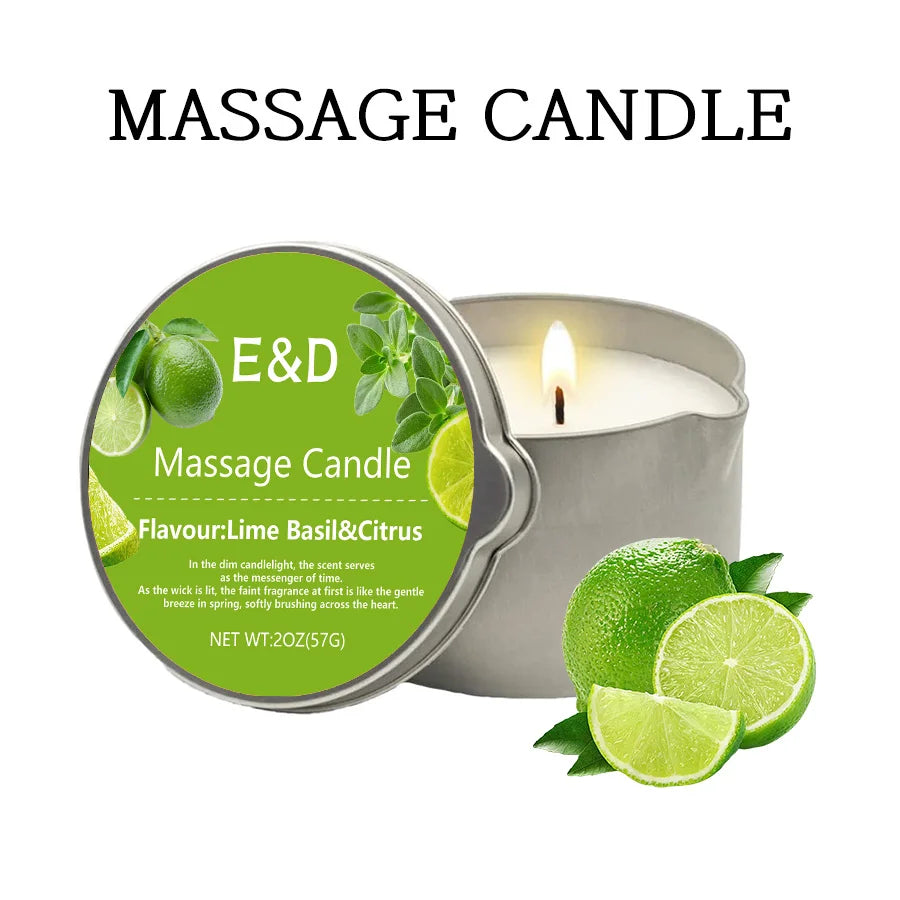 Massage Oil Candle (Stress Relief and Skin Moisturizing)