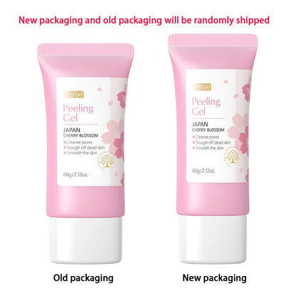 Sakura Exfoliating Gel – Deep Cleaning, Whitening & Moisturizing Cherry Blossom Facial Scrub