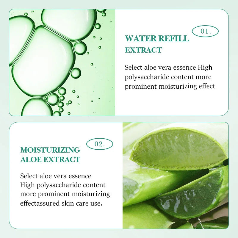 SADOER Aloe Facial Soap – Deep Cleansing Face Wash Foam | Moisturizing, Firming & Hydrating Oil-Control Cleanser Bar for Women | Handmade Body & Facial Soap