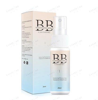 BB Whitening Spray Foundation – Skin Brightening & Moisturizing Liquid BB Cream | Lightweight Nourishing Face Base for Flawless Coverage (SAUVASINE, 20ml)