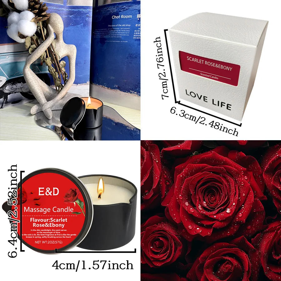 Massage Oil Candle (Stress Relief and Skin Moisturizing)