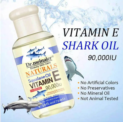 Vitamin E Face Essence Oil – Whitening, Pore-Shrinking & Anti-Wrinkle Serum | Morning & Night Skin Repair, Moisturizing Plant Essence for All Skin Types (75ml)