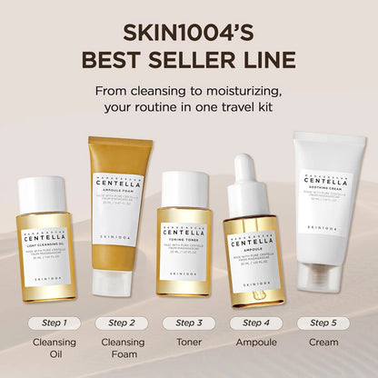 Korean Centella Skincare Travel Kit – 5-Piece