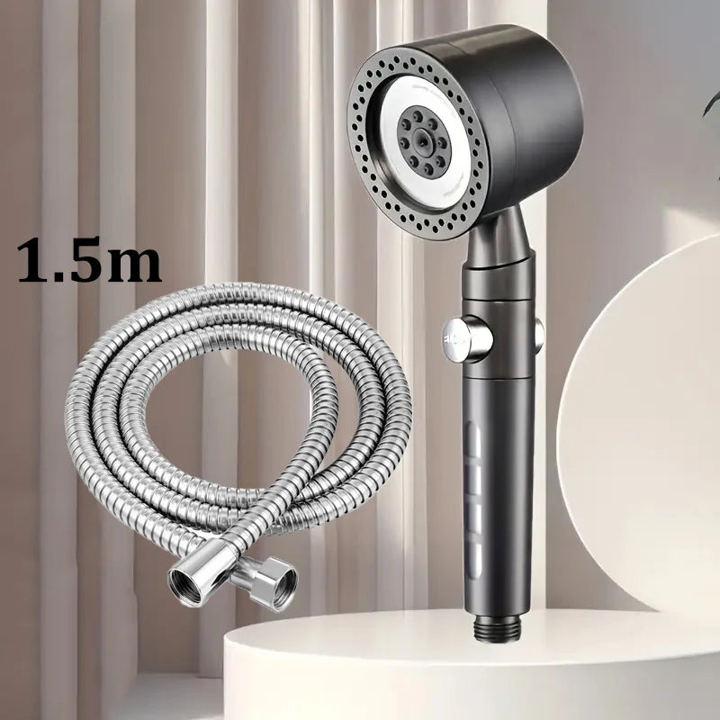 6-Mode High-Pressure Handheld Shower Head