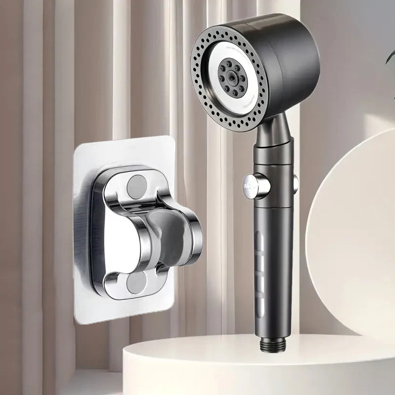 6-Mode High-Pressure Handheld Shower Head
