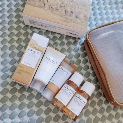 Korean Centella Skincare Travel Kit – 5-Piece