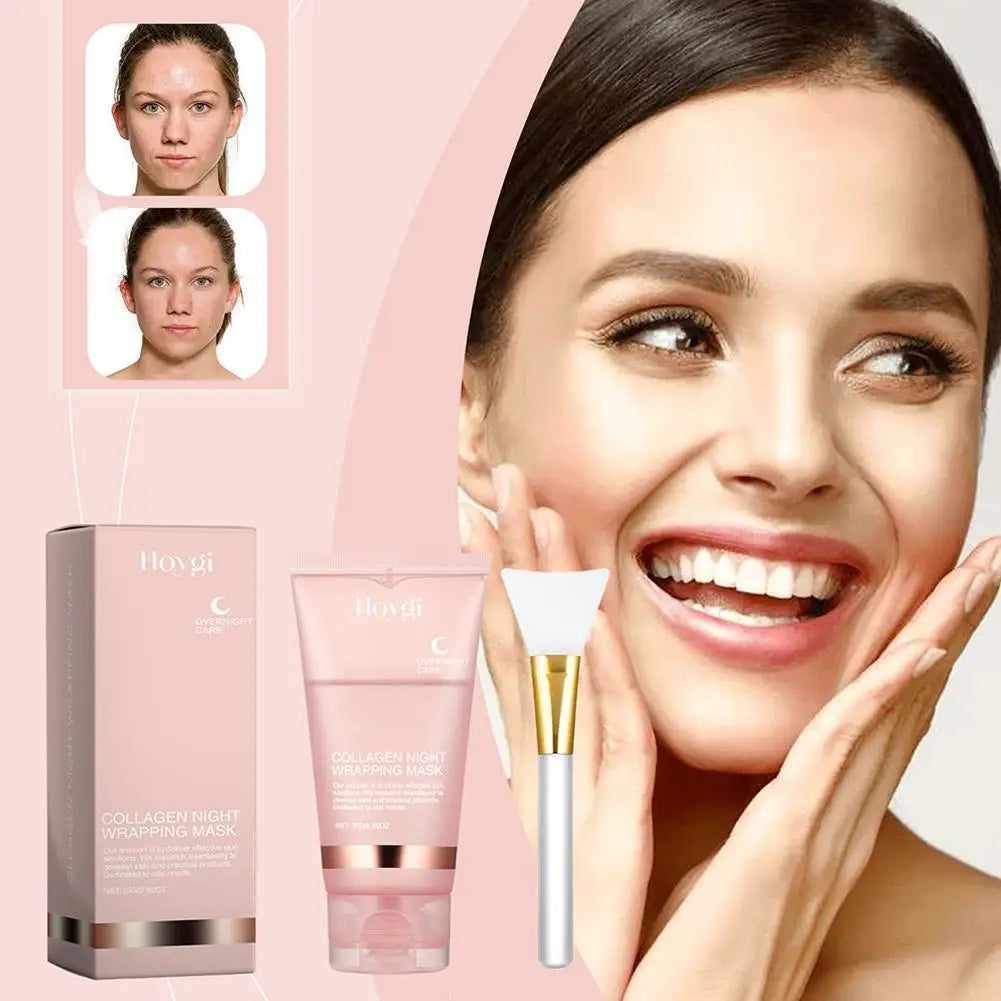 Collagen Peel-Off Mask & Overnight Wrapping Mask