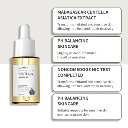 7-Second Repair Centella Asiatica Serum – Barrier-Restoring, Hydrating & Soothing Korean Facial Essence | Anti-Aging, Oil-Control & Smoothing Repair Serum (OUHOE)
