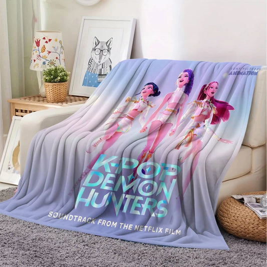 K-Pop Demon Hunters Anime Blanket