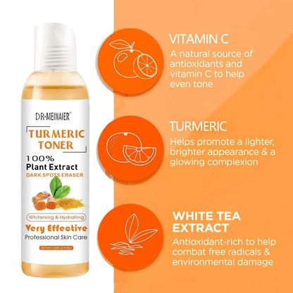 Turmeric Brightening Toner & Vitamin C Serum
