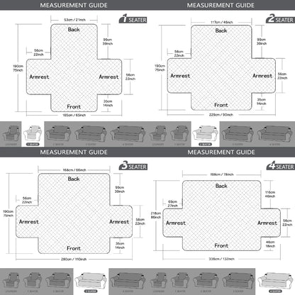 Waterproof Anti-Slip Sofa Cover – Perfect for Pets & Families