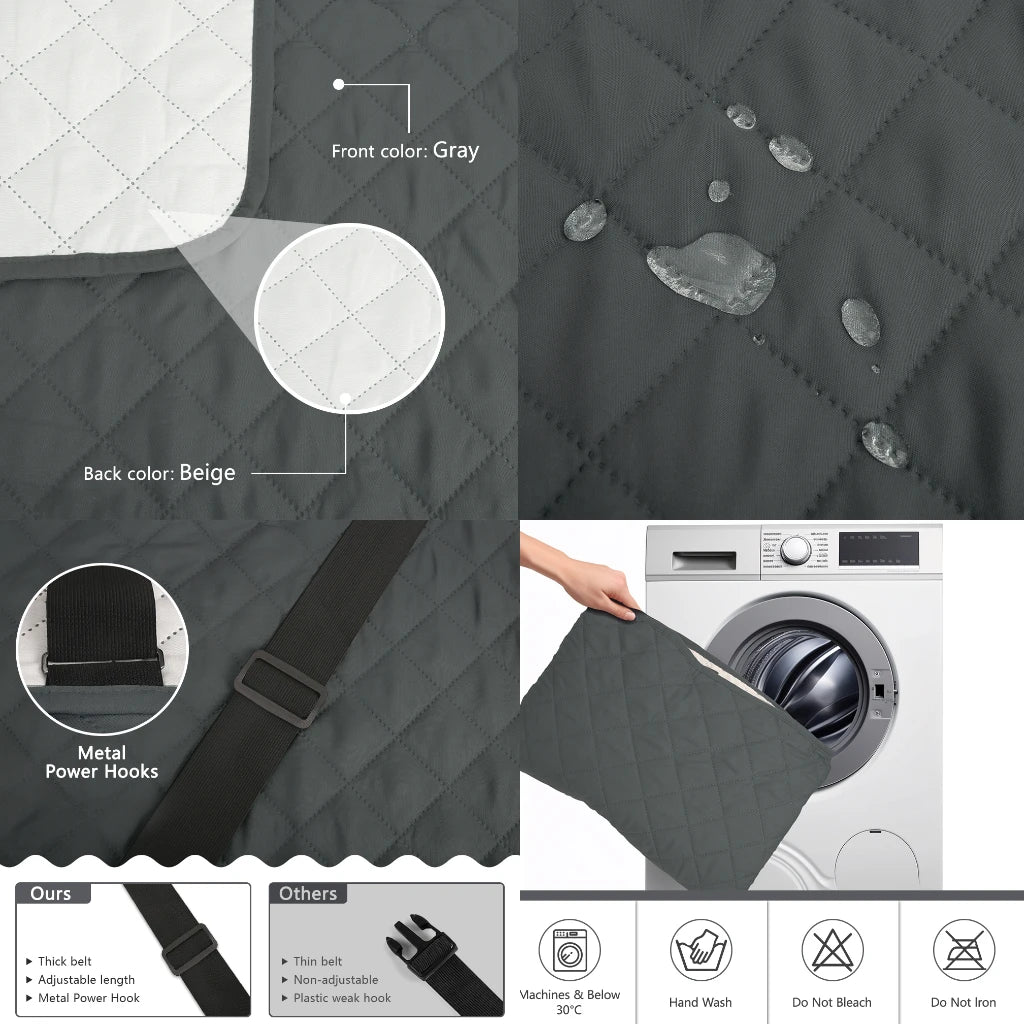 Waterproof Anti-Slip Sofa Cover – Perfect for Pets & Families