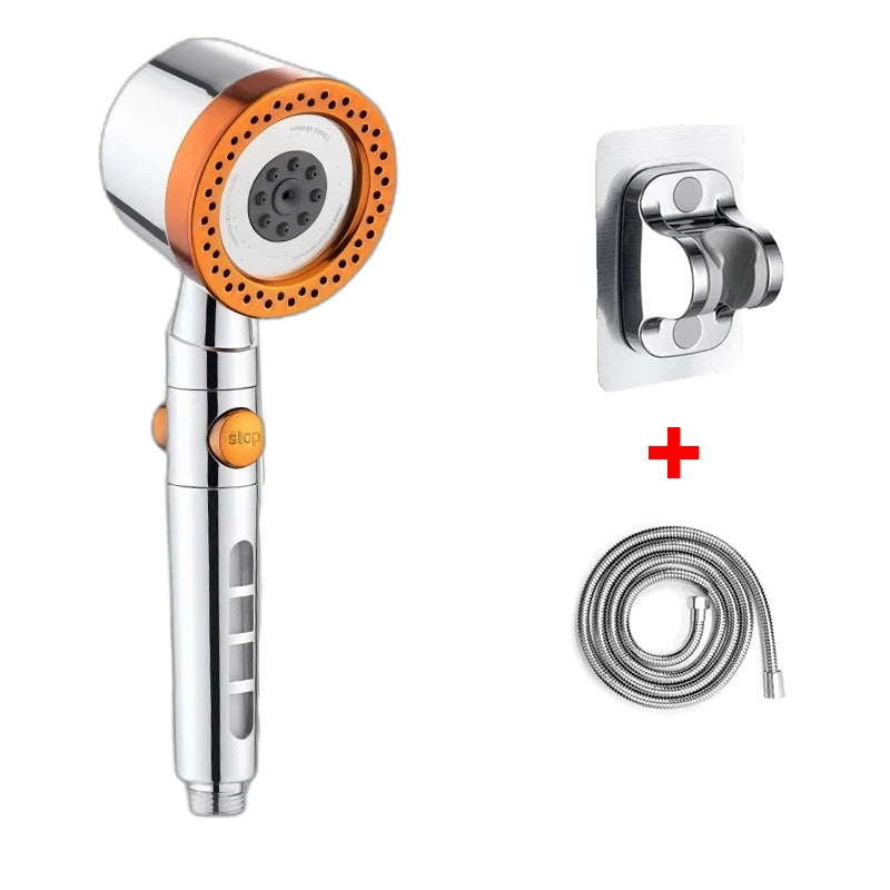 5-Mode High-Pressure Filtered Handheld Shower Head