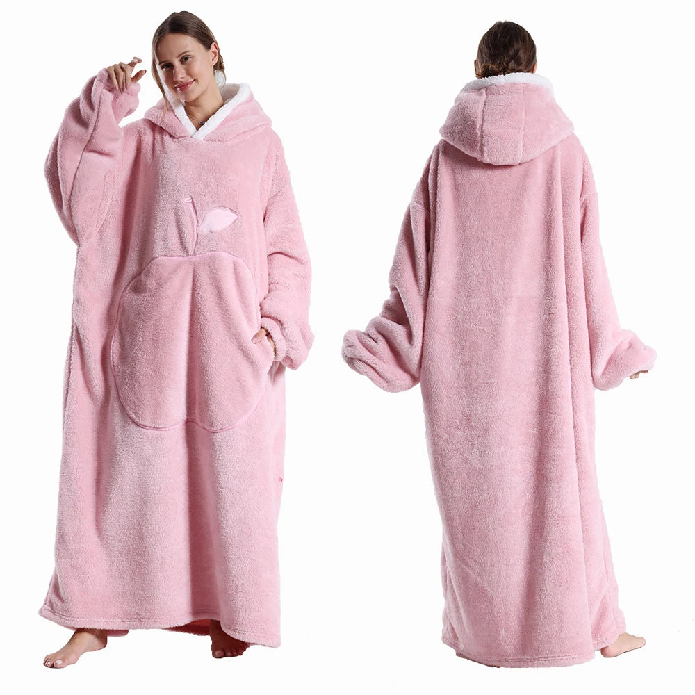 Cozy Wearable Blanket Hoodie